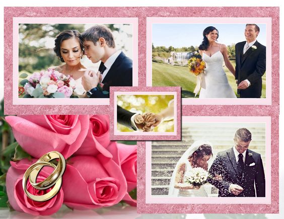 wedding memory collage