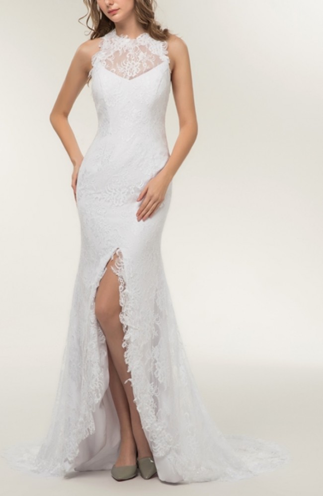 fit&flare empire wedding dress